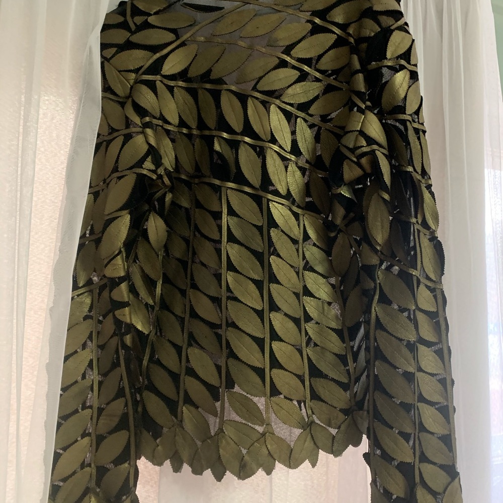 Sheer jacket.  Leaf pattern. Only worn once.